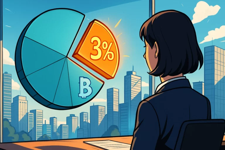 ブラジル最大の民間銀行であるイタウ・ウニバンコは、ビットコインの最大3％を割り当てることを推奨している。少額の長期保有でリスクをヘッジできます。